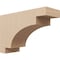 Ekena Millwork 4"W x 12"D x 8"H Classic Mediterranean Rough Cedar Woodgrain TimberThane Corbel, Primed Tan CORUR04X12X08MEDRCPR - alternate 1